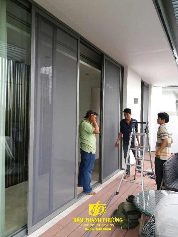 Cửa lưới chống muỗi dạng lùa 10