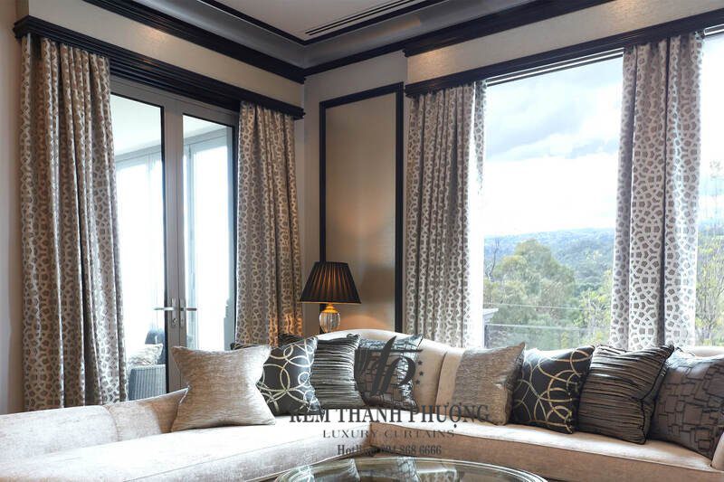 Các mẫu rèm cửa nhà tân cổ điển sang trọng phong cách châu Âu 18 rèm cửa tân cổ điển Bespoke Pelmets 3262