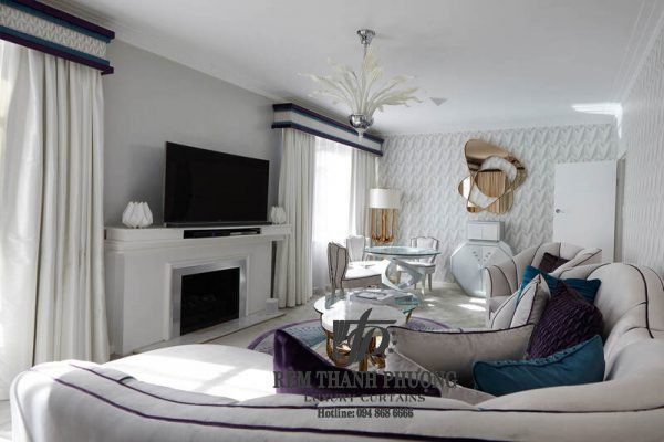 50 Mẫu rèm vải gấm sang trọng đẳng cấp nhất hiện nay 7 rèm cửa tân cổ điển