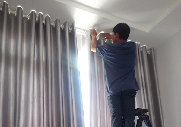 giặt rèm cửa tại nhà