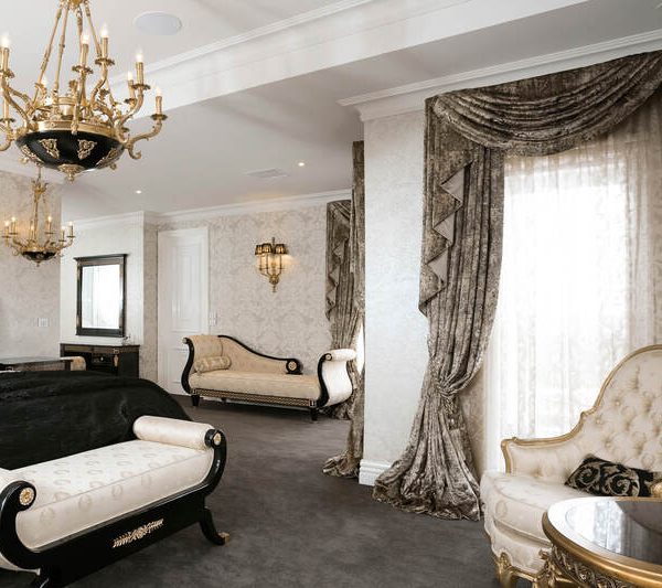 Black Silver Drapes 2935 5