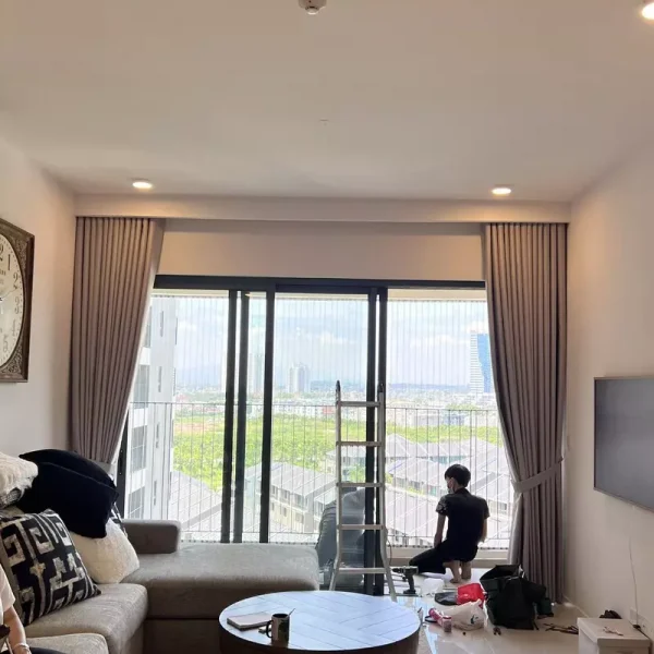 lap rem vai tai chung cu parkiara Ha Dong 3