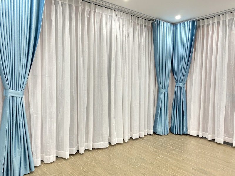 cách lắp rèm 2 lớp