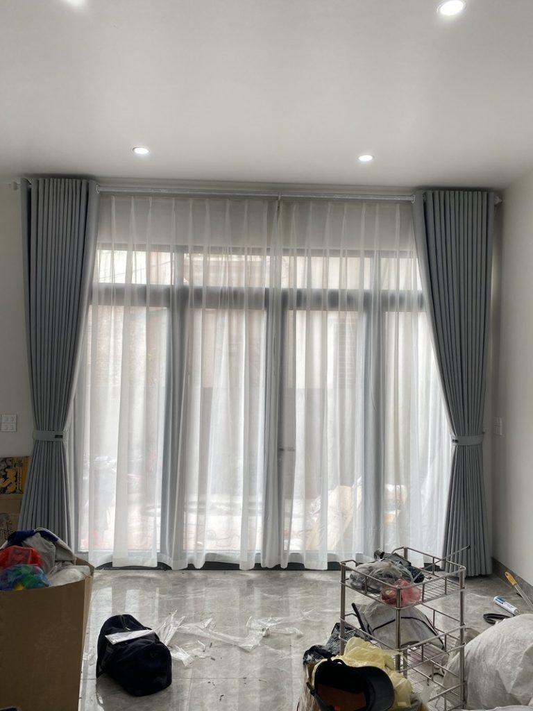 Dự án lắp rèm vải và rèm cầu vồng tại Dương Nội, Hà Đông