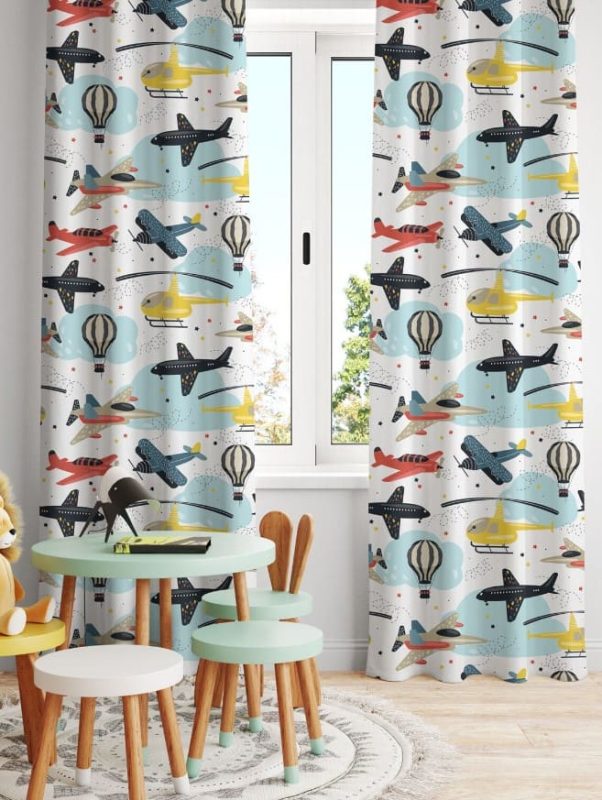 mẫu rèm phòng trẻ em