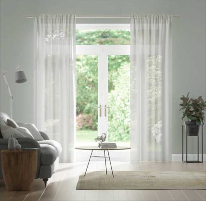 rèm voan phòng khách RV 25