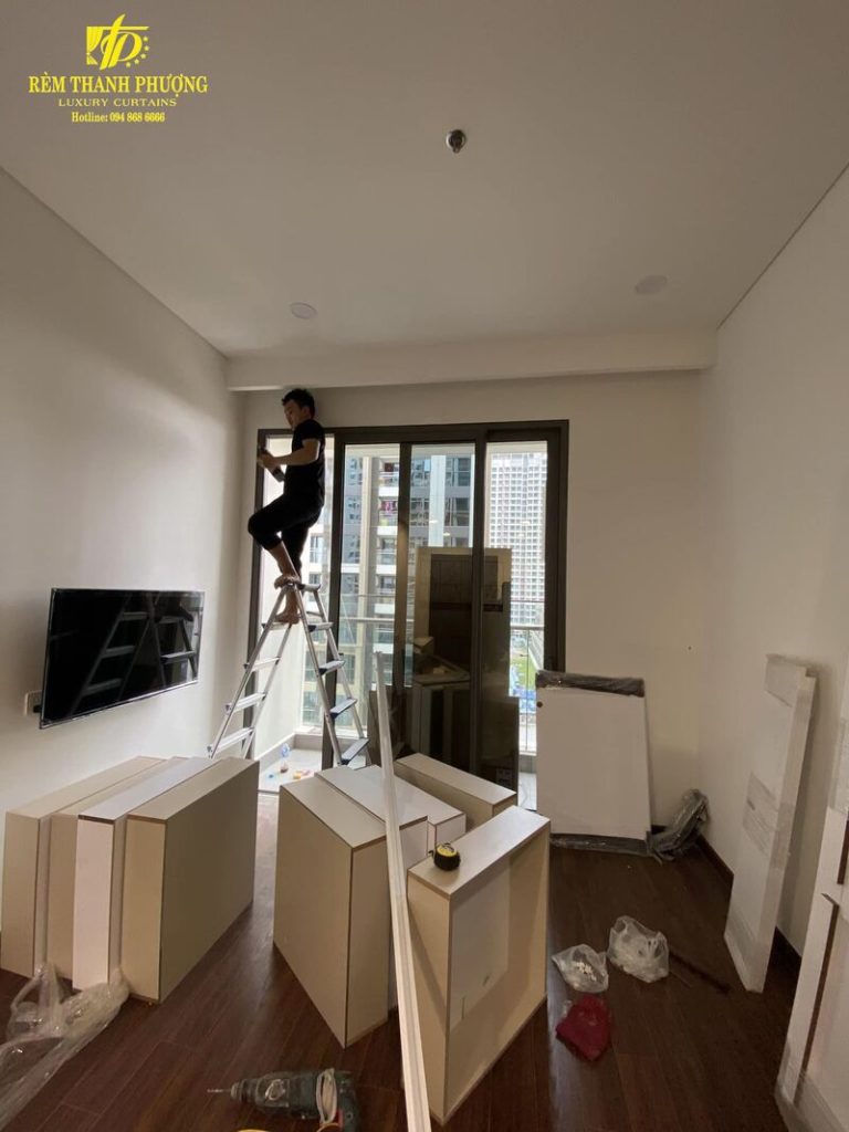 Lắp đặt rèm cửa giá rẻ tại nhà Hà Nội