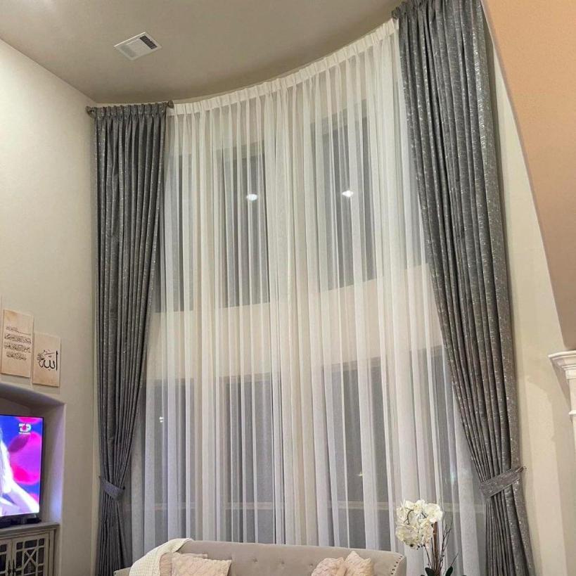 Rèm cửa thông tầng – xu hướng rèm cửa hiện đại, sang trọng