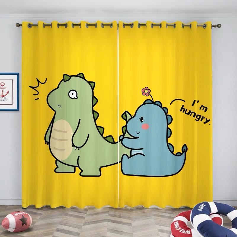 rèm vải màu vàng