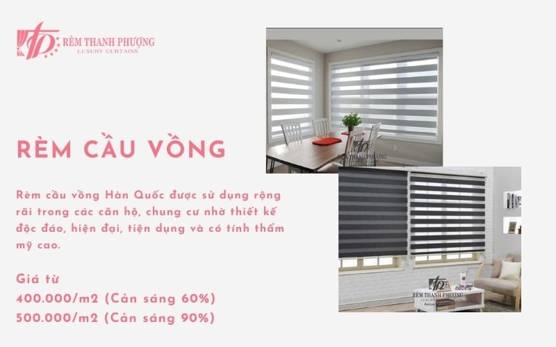 Giá loại rèm cầu vồng dùng cho văn phòng
