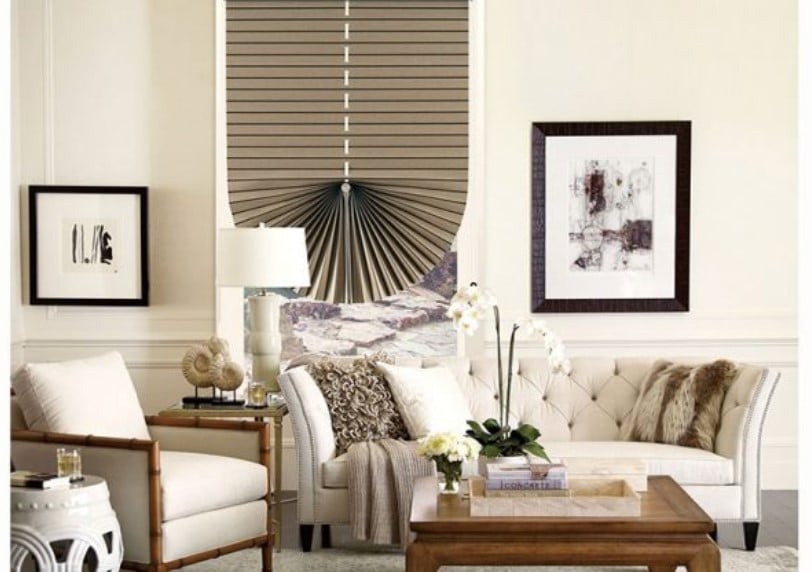 Top các mẫu rèm cửa sổ phòng ngủ đẹp nhất tại Thanh Phượng 15 Rèm roman xẻ quạt