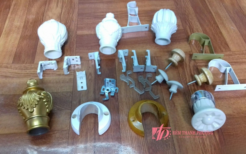 Tổng hợp phụ kiện rèm cửa và cách chọn phụ kiện phù hợp 2 Trụ đỡ rèm