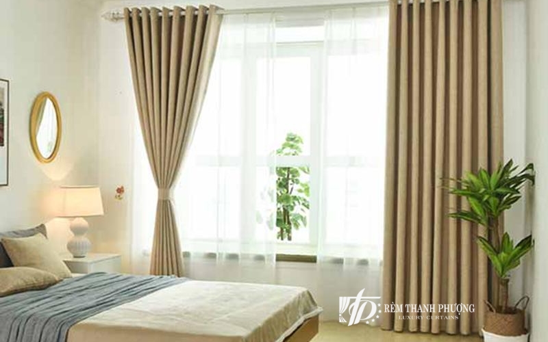 Chọn màu rèm theo màu tường