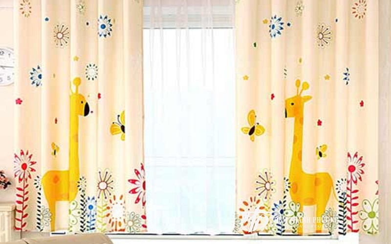 Lựa chọn rèm có chất liệu thân thiện với trẻ