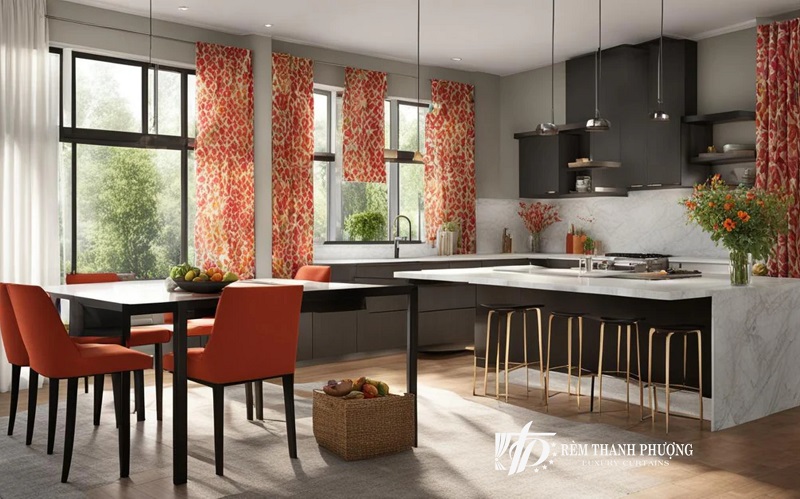 20 Mẫu rèm cửa phòng bếp đẹp, sang trọng đáng mua nhất 16 Mẫu rèm cửa sổ phòng bếp đẹp