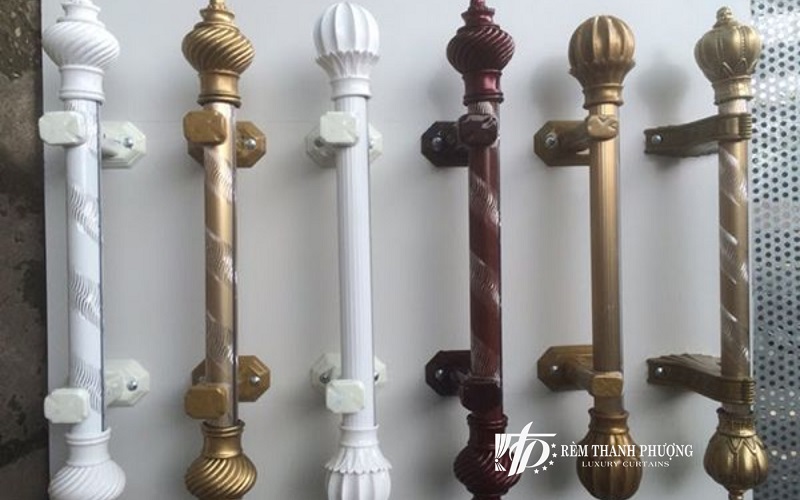 Mẫu thanh treo rèm hợp kim phủ sơn tĩnh điện 