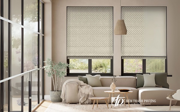 Ưu điểm của rèm roman phòng ngủ