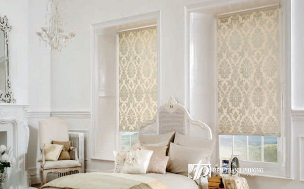 Mẫu rèm Roman xếp lớp Hàn Quốc