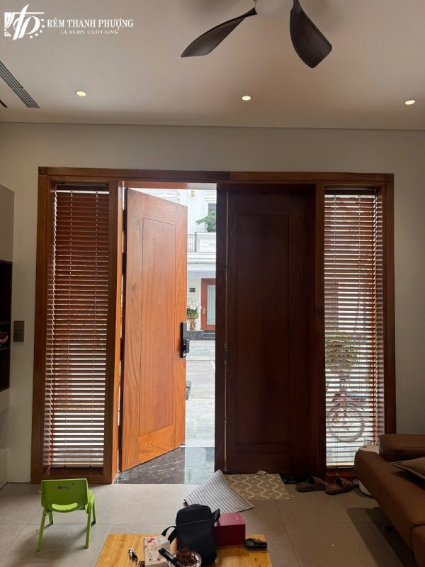 Thi công rèm tại Đại Mỗ - Hà Đông - Hà Nội 10 Lắp rèm sáo gỗ Đại Mỗ 3