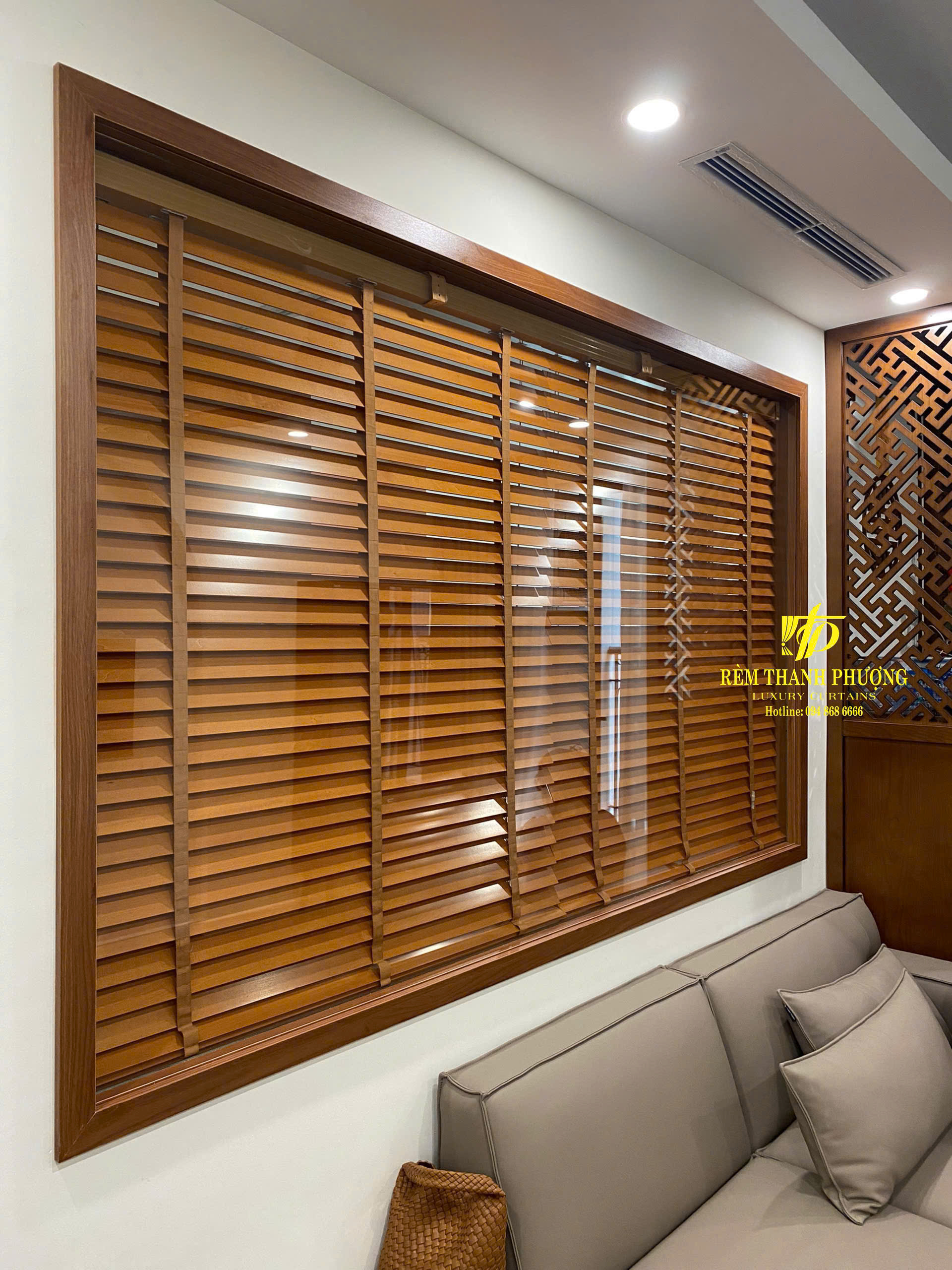 Những vị trí nên lắp đặt rèm cửa gỗ