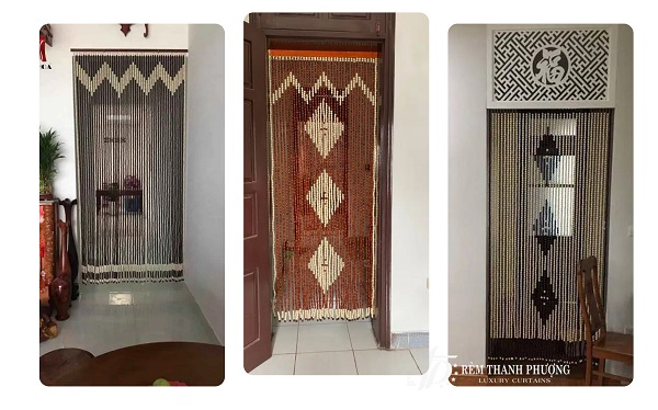 mẫu rèm treo cửa buồng đẹp - rèm nhựa