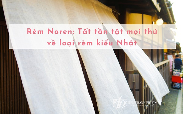 Rèm Noren: Tất tần tật mọi thứ về loại rèm kiểu Nhật
