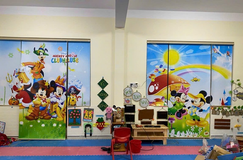 Lựa chọn mẫu rèm cửa mầm non phù hợp