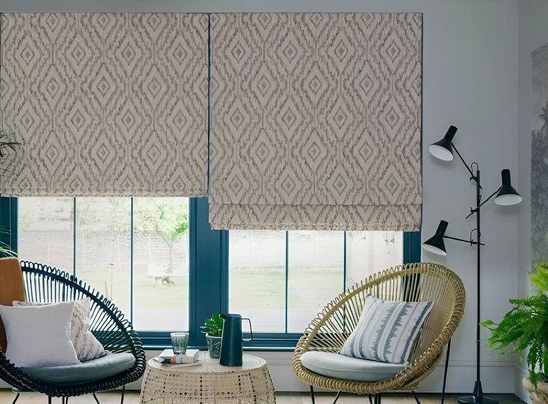 Rèm roman đẹp lắp đặt tại Ngã Tư Sở