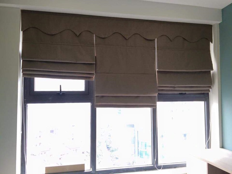 Rèm roman lắp đặt tại trường học