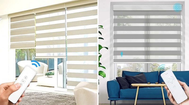 Rèm tự động lắp đặt tại Dịch Vọng 