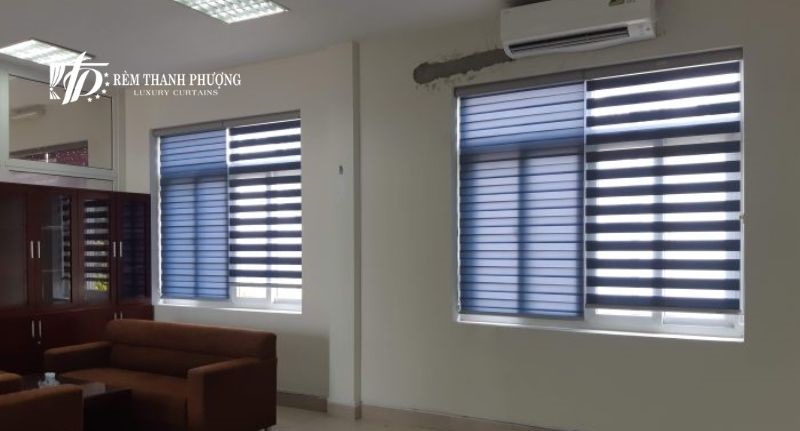 Lắp Rèm Cửa Times City Chuyên Nghiệp, Đẹp Lung Linh, Giá Tốt Nhất 3 Mẫu rèm cầu vồng lấy sáng linh hoạt tại văn phòng Times City