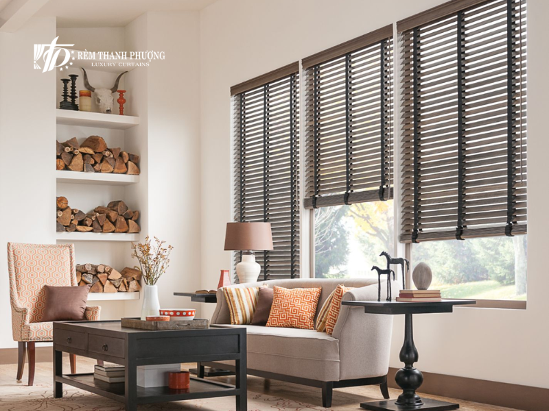 Dịch Vụ Lắp Rèm Cửa Ninh Bình Uy Tín, Trọn Gói, Giá Rẻ Nhất 4 Mẫu rèm sáo gỗ ấm cúng được ưa chuộng tại Ninh Bình