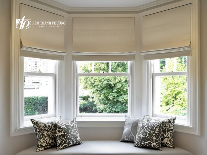 Mẫu rèm roman cổ điển lắp tại Duy Tiên
