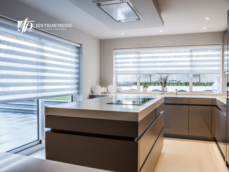 Cách chọn rèm cầu vồng đẹp, chuẩn gu cho mọi không gian 5 Cách chọn rèm cầu vồng cho phòng bếp