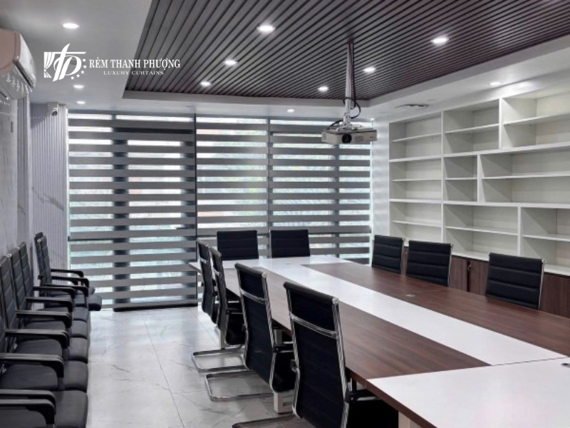 Cách chọn rèm cầu vồng đẹp, chuẩn gu cho mọi không gian 6 Cách chọn rèm cầu vồng cho văn phòng