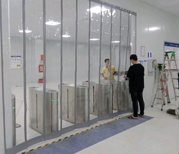 Mẫu rèm nhựa PVC hút từ tính