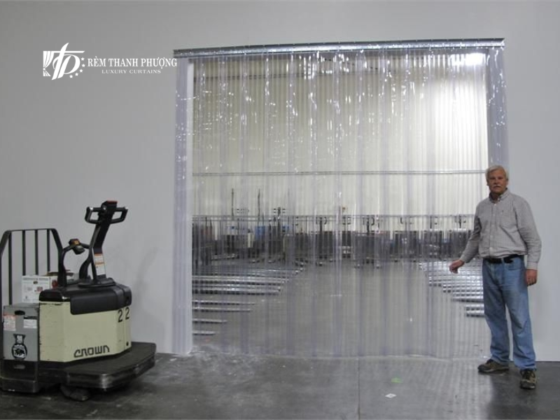 Rèm nhựa PVC được tạo nên từ các tấm nhựa dẻo có độ bền cao