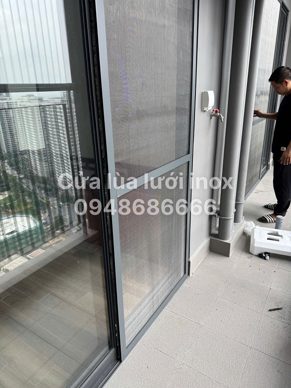 Đơn vị lắp đặt cửa lưới chống muỗi tại Hà Nội uy tín 5 cửa lưới chống muỗi dạng lùa lưới inox 304 tại Hà Nội