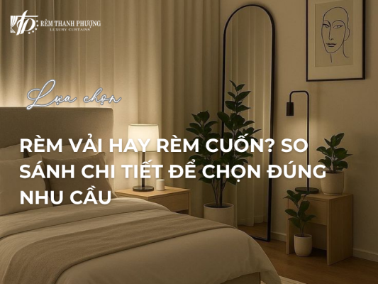 rèm vải hay rèm cuốn
